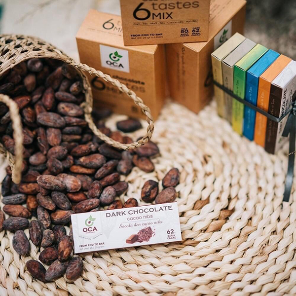 Những thanh socola mang thương hiệu OCA Cacao & Chocolate được ưa chuộng như một đặc sản Vũng Tàu