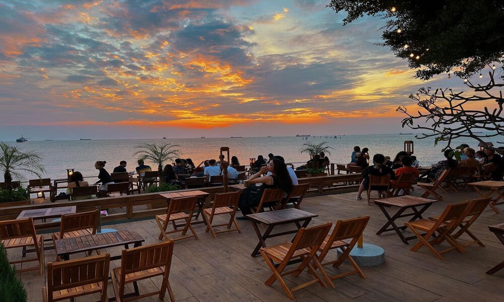 quán cà phê Vũng Tàu view biển